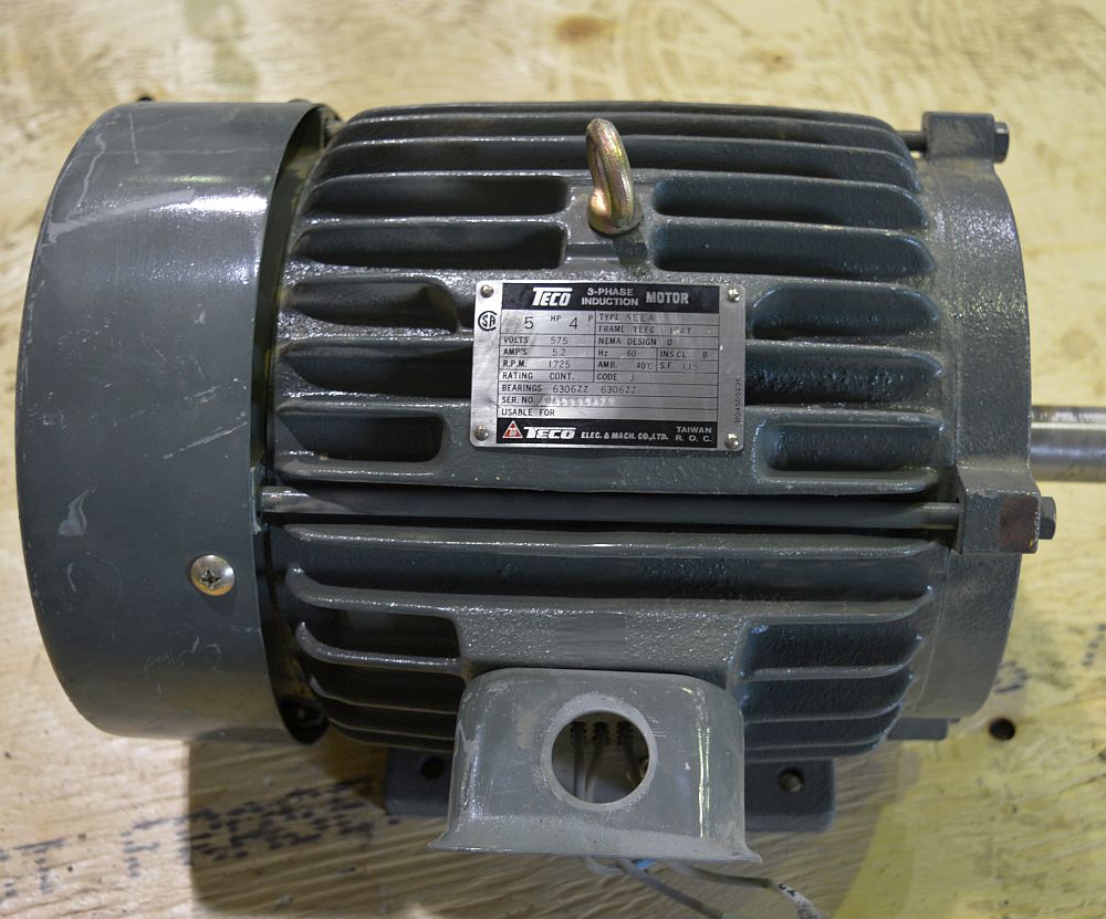 Teco Westinghouse 5 HP Motor