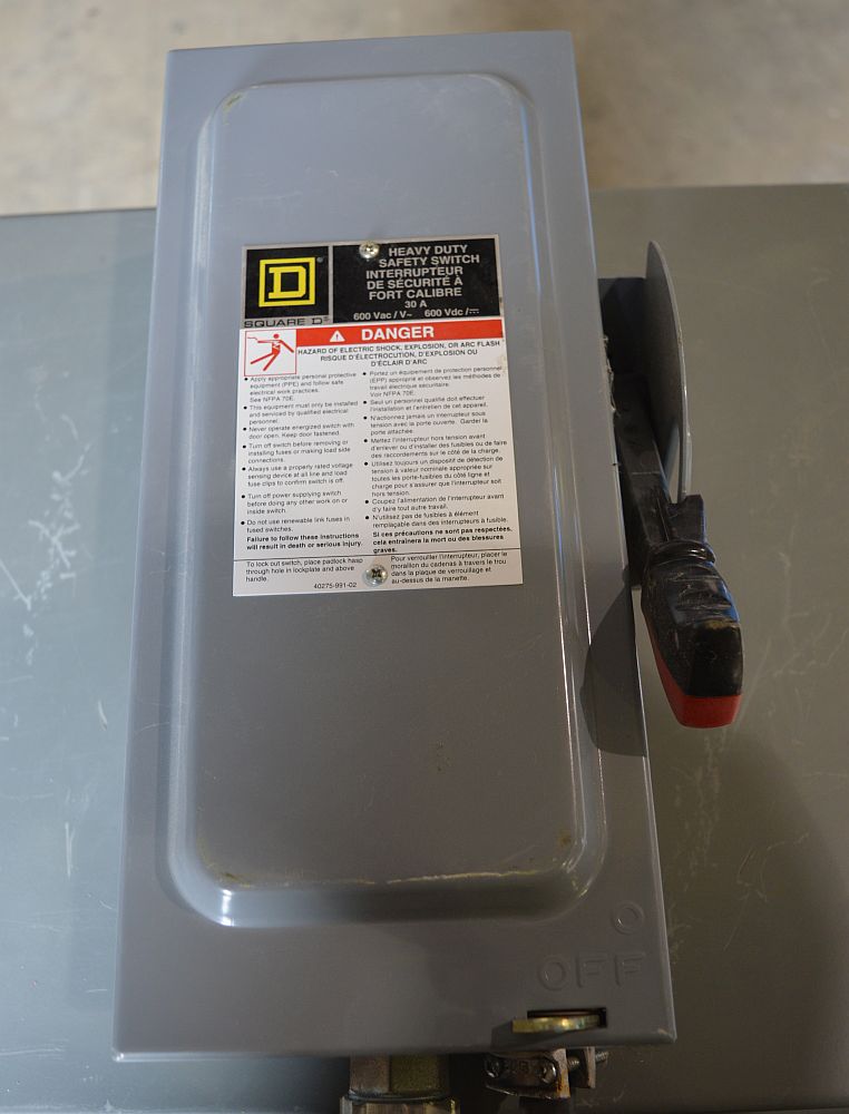 Sectionneur Square D sans fusible, 30 A