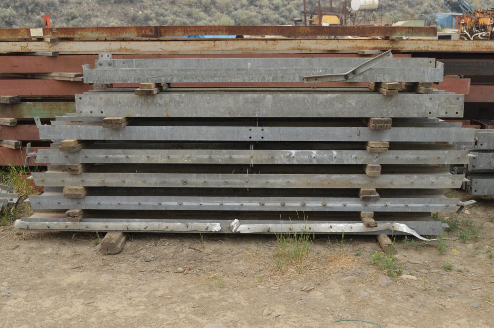 8 in. x 5 in. Galvanized Steel H Beam