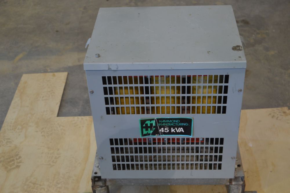 Hammond 45 kVA Transformer 600-120/208 Volts