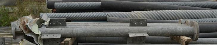 6 in. X 10 ft long  Galvanized Steel Pipe