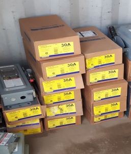 Interruptores de Seguridad de Trabajo Pesado Square D de 30 Amp
