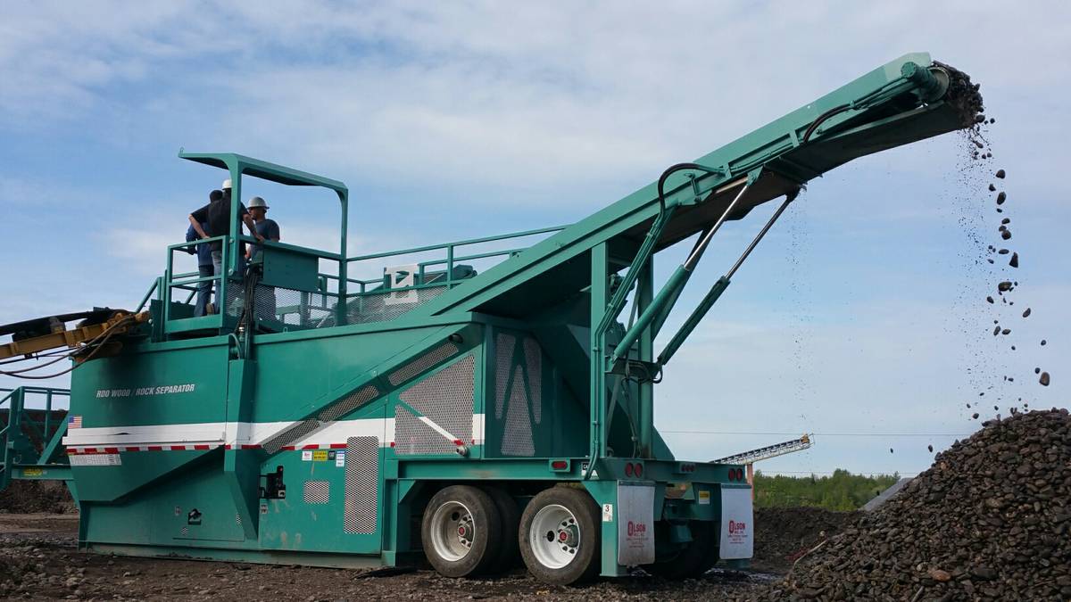 RDO Portable Wood-Rock Separator