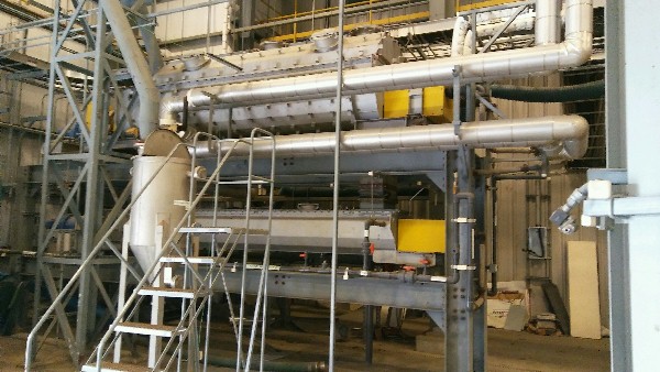 Sécheur à processeur thermique Metso Holo-Flite avec refroidisseur