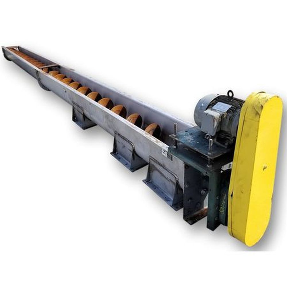 12" dia. X 24' long Industrial Screw Auger Conveyor