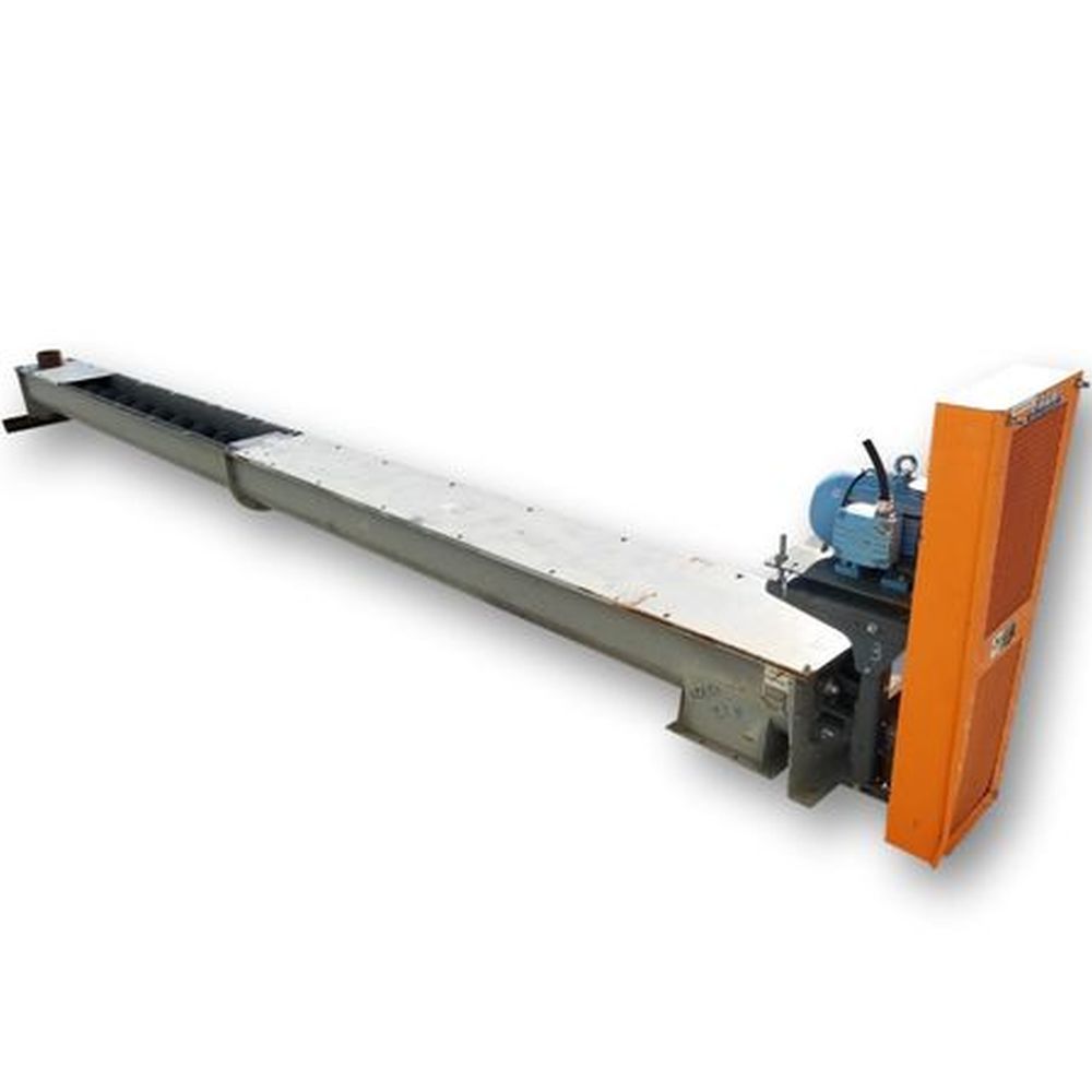 9" dia. X 20' Long Industrial Screw Auger Conveyor