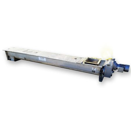 6" Dia x 10' Long Screw Auger Conveyor
