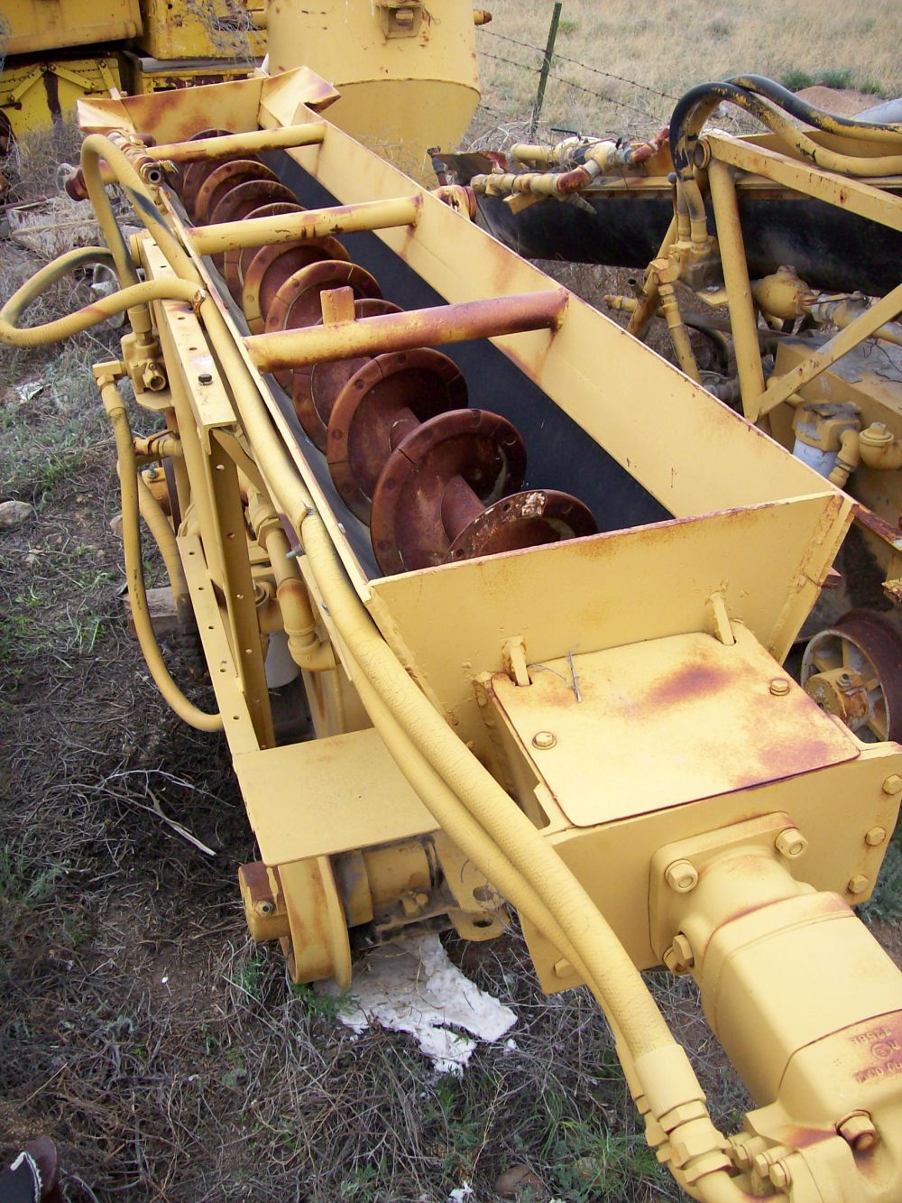 Open Trough Concrete Auger Air Driven