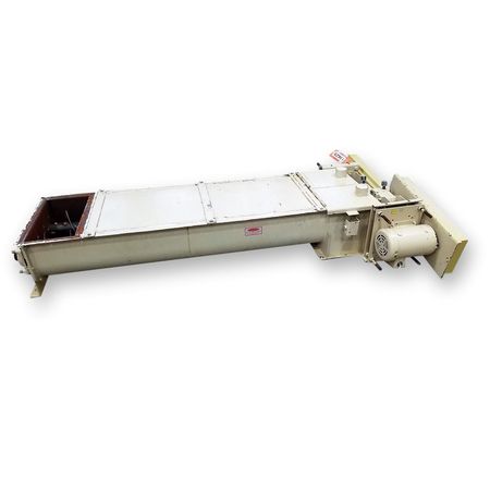9"ø x 6' J.W Todd Twin Screw Conveyor