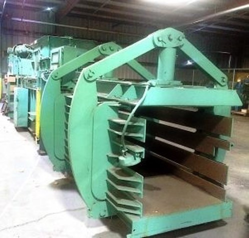 Presse à balles automatique économique/américaine à large bouche