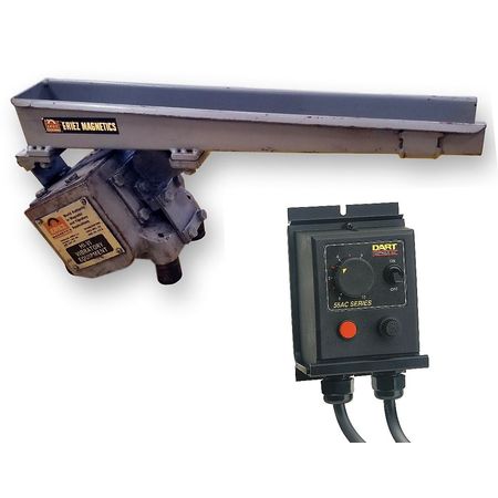 Eriez 2in. wide x 16in. Long Vibrating Pan Feeder