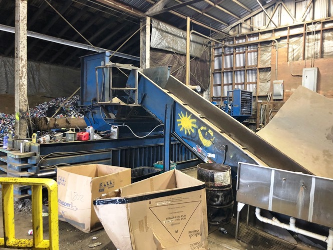 Harris Non Ferrous Closed Door Baler
