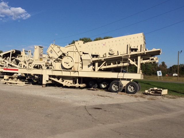 Portable Bohringer HSI-8 Secondary Impact Crushing Plant