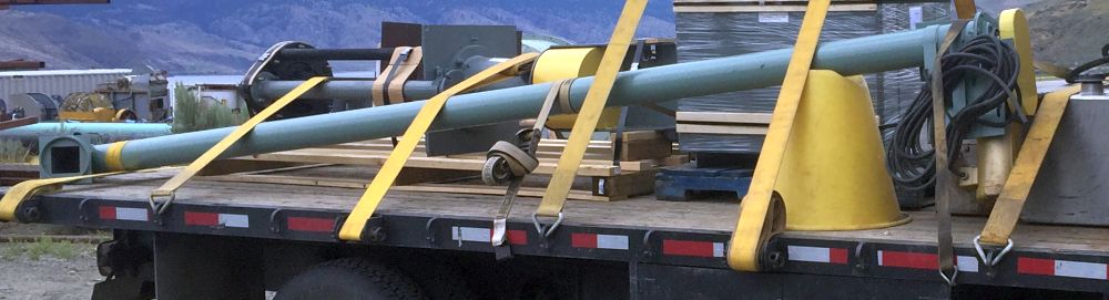 4" dia X 14' long Tubular Screw Auger Conveyor