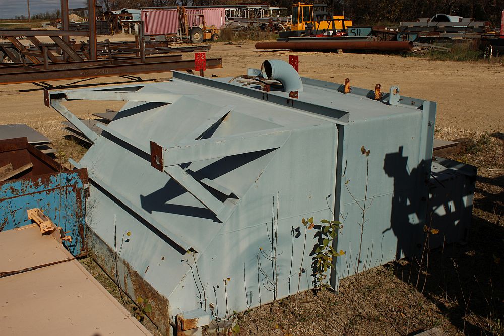 4 ft. x 8 ft. x 7.5 ft. high (2) Compartment Slurry Pump Box