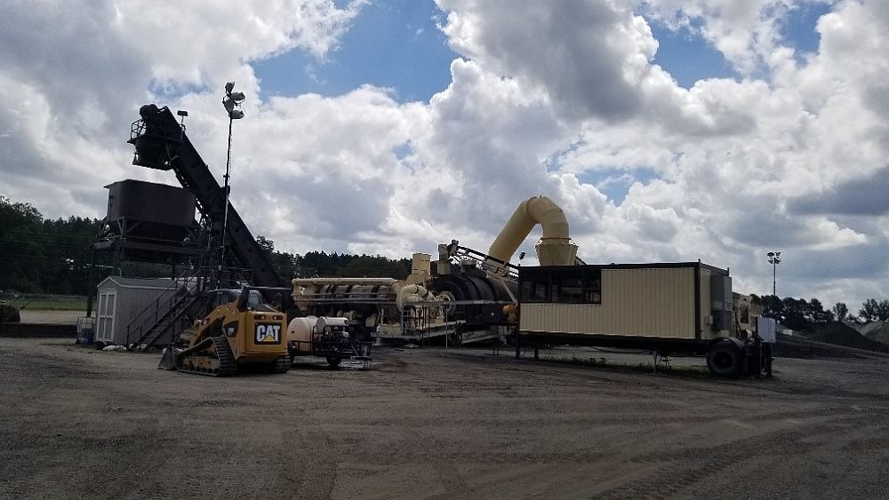 2001 Portable 500 TPH Recycle Counter Flow Astec Plant