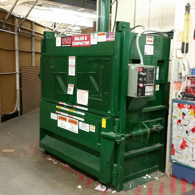 PTR 60 in. Low Profile Vertical Baler