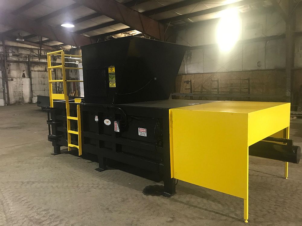 Reconditioned JV Closed Door Baler/Feed Conveyor