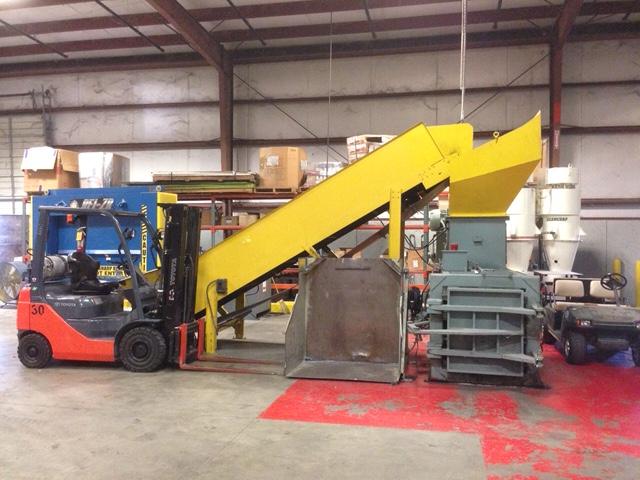 International 1445 Horizontal Baler & Conveyor