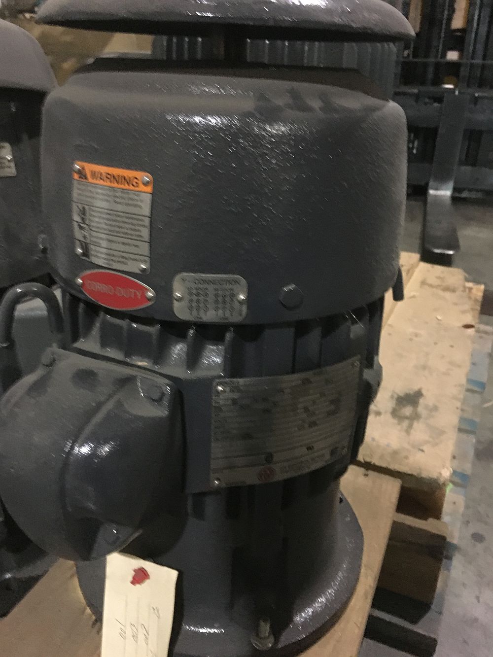 US Electric 5 HP Vertical Motor