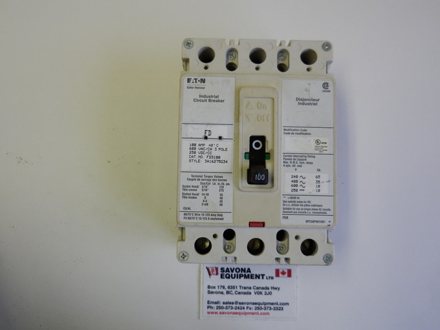 Eaton 100 Amp Breaker