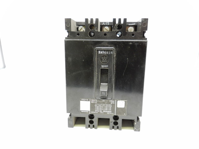 Westinghouse FB3015L Disyuntor de 3 polos de 15 amperios