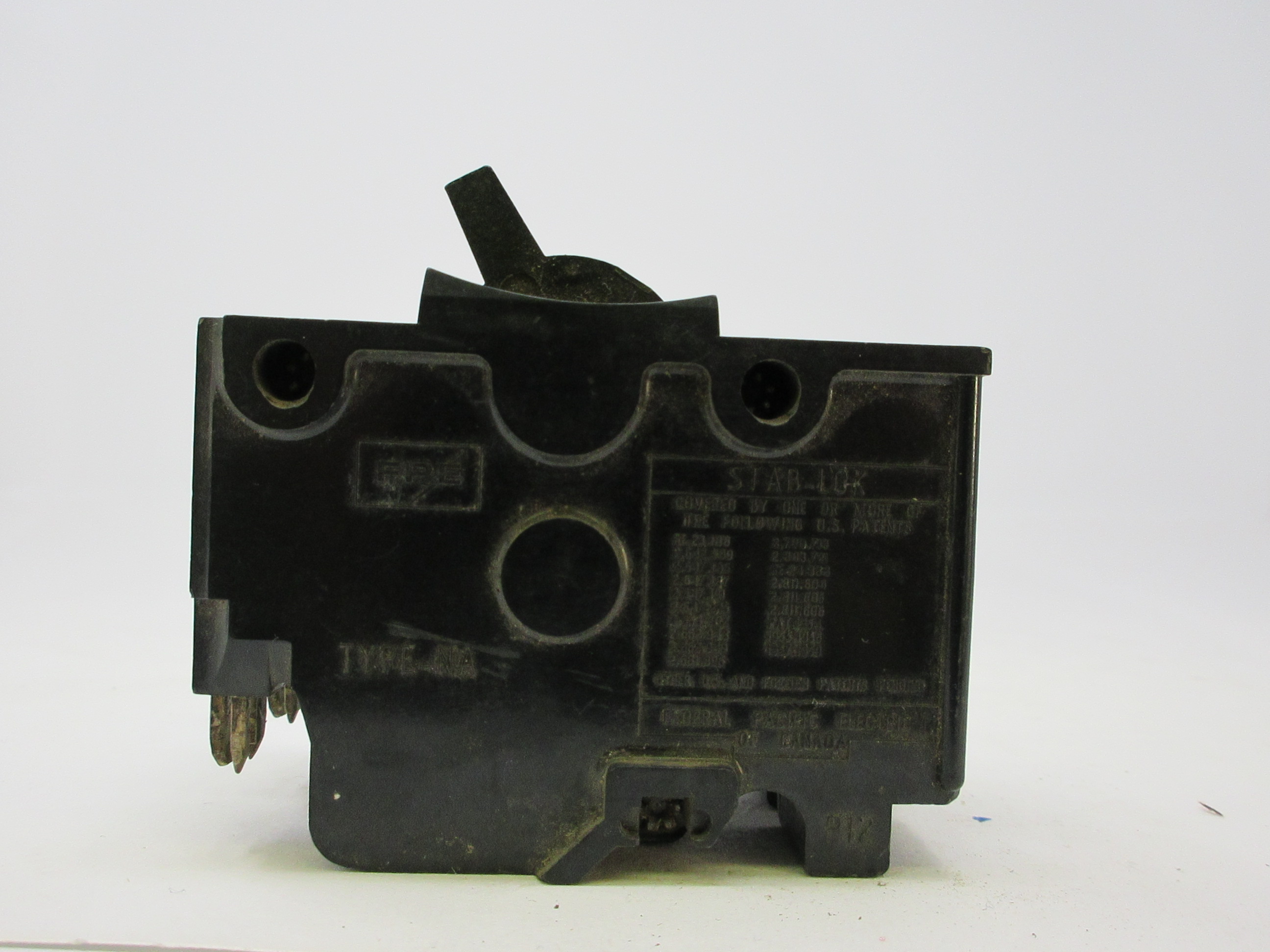 DISJONCTEUR FEDERAL PACIFIC ELECTRIC 30 AMP 2 pôles STAB-LOK