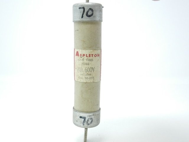 FUSIBLE ÚNICO APPLETON DE 70 AMPERIOS