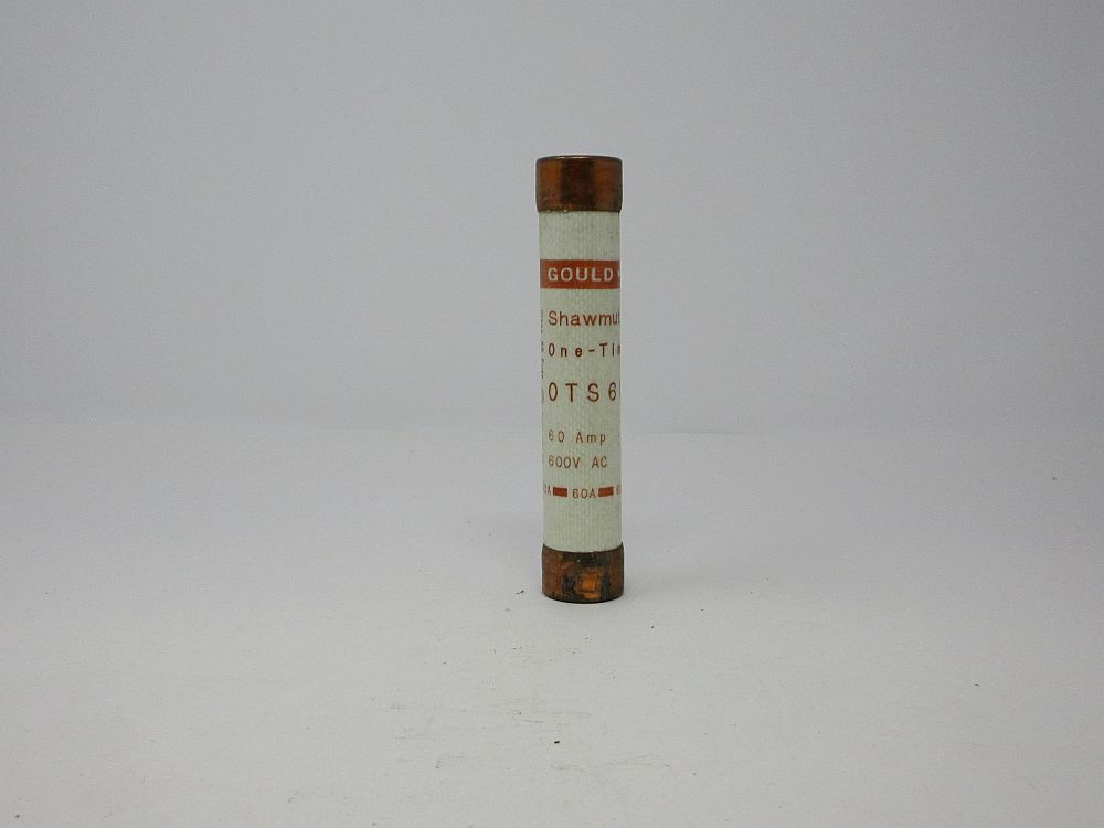 Fusible ÚNICO de 60 amperios Gould Shawmut