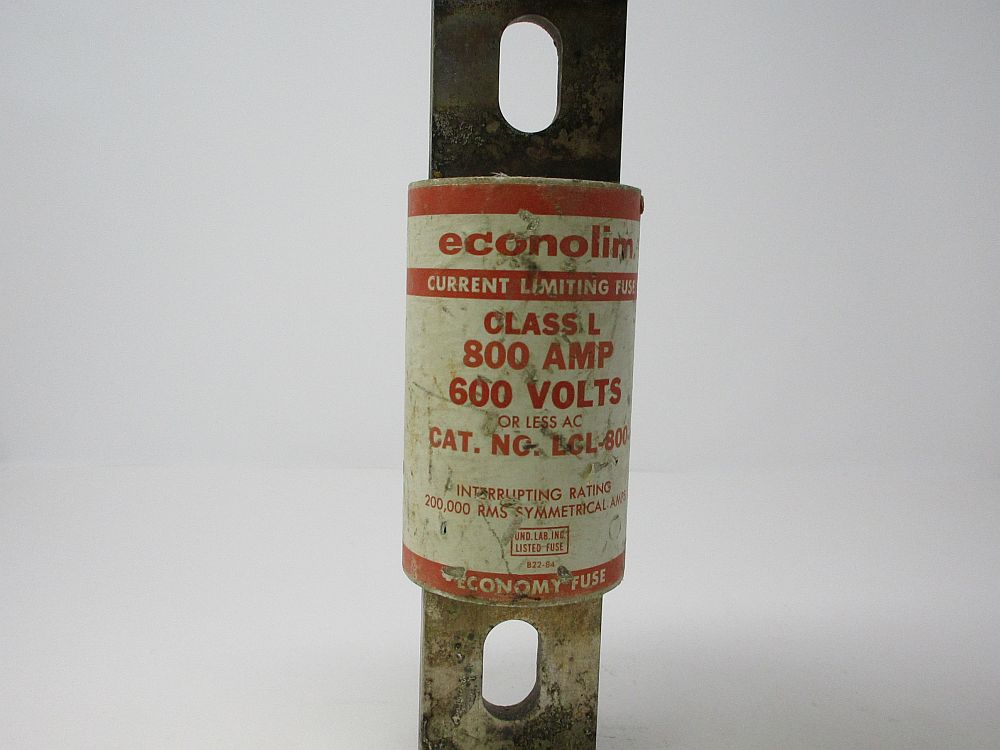 Fusible de classe L à limitation de courant Econolim de 800 AMP