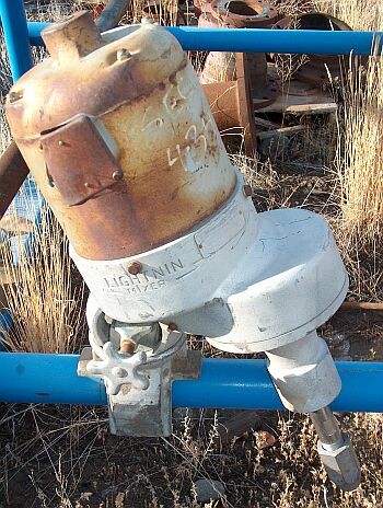 Lightnin Mixer c/w Swivel Tank Mounting Adapter