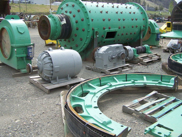 Allis Chalmers 6 ft. Dia. x 12 ft. Long Allis Chalmers Ball Mill. Driven by 200 HP, 575 Volt Motor.