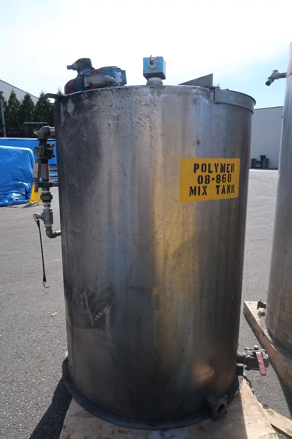 510 Gallon Stainless Steel Tank