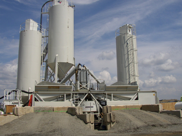 2009 Liebherr Mobile Concrete/Shotcrete Plant.Rated Output: Up To 52 Cubic Yards per Hour