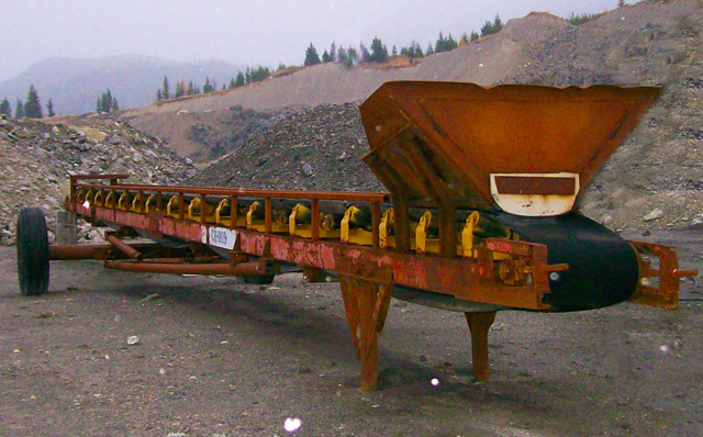 Used Channel Conveyor. 18 in. x 45 ft. Long