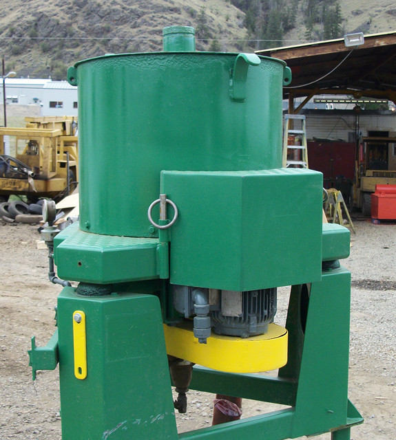 Used Knelson Concentrator. 12 in. Supplied with Poly Bowl. Driven by 2 HP Motor. Unit is in Exellent Condition!