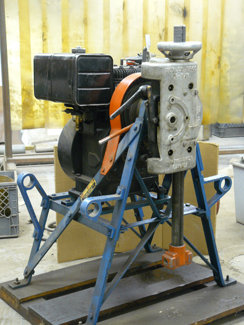Boyles X-Ray Diamond Drill. Gas Motor Drive.