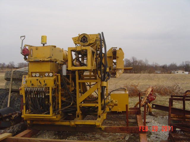Used Longyear Diamond Drill. Model: HC-150. Detroit 353T Engine.