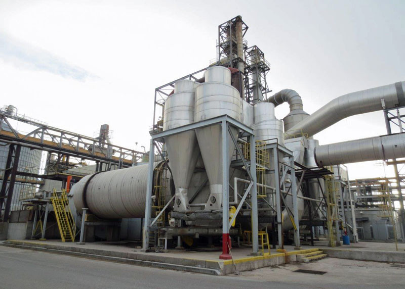 Used ICM Stainless Steel Rotary Dryers. 13.5 ft. dia. x 40 ft. Long. Model: 40136L. Eclipse 22V Burner with 400 HP Fan. Each System has 4 - 8 ft. dia. Cyclones.
