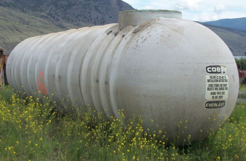 Réservoir de stockage d'eau en fibre de verre de 10 000 gallons