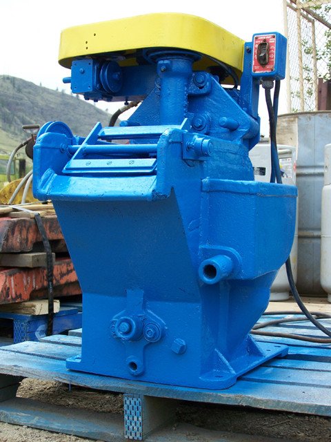 Denver #7 Sub A Lab Flot Cell. Rubber lined cell. Complete With 1/2 HP - 60 Hz. Single Phase Motor.