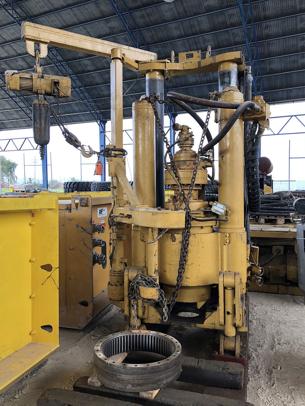 Ensemble d'aléseuses surélevées Atlas Copco