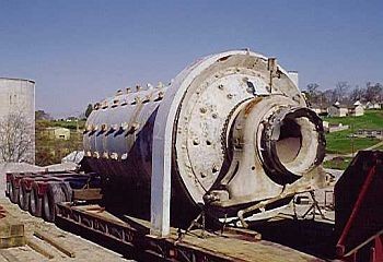 6 foot x 12 foot Hardinge Rod Mill, c/w motor reducer drive
