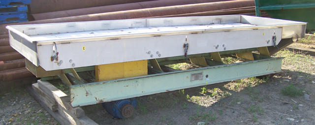 Used Griffin & Co. Vibrating-Dewatering Screen. 4 ft. x 12 ft. 3 HP Motor.