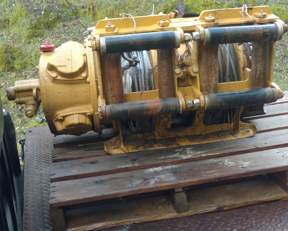 Ingersoll-Rand Double Drum Air Slusher Hoist