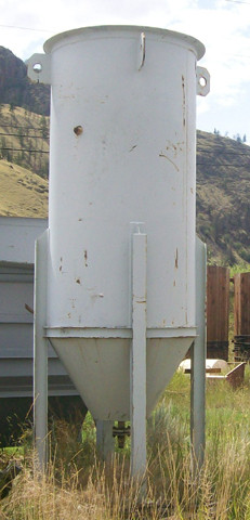 48 in. x 10 ft. Open Top Tank. 2 in. Bottom Discharge.