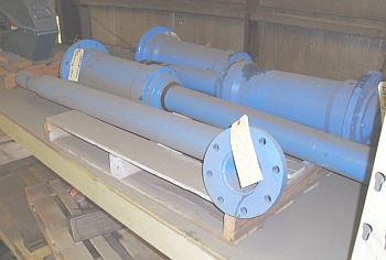 Rebuilt shaft and bearing assembly for Sala Vasa-G 120 sump pump.