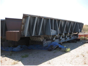 Kinematics Vibratory Pan Feeder. 5 ft. x 36 ft.