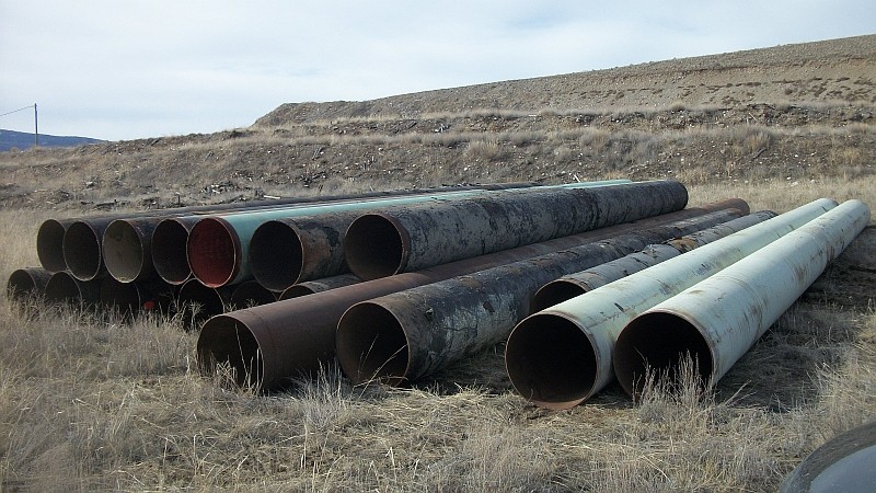 Steel pipe available