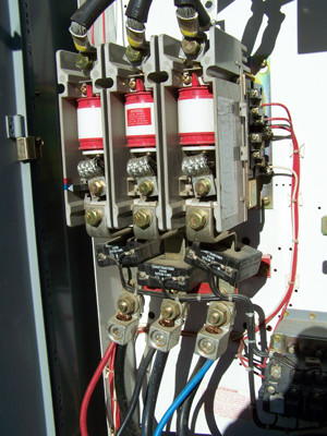 Allen Bradley CAT # 1100-B0D93.  Vacuum Contactors 1500 VAC Max.